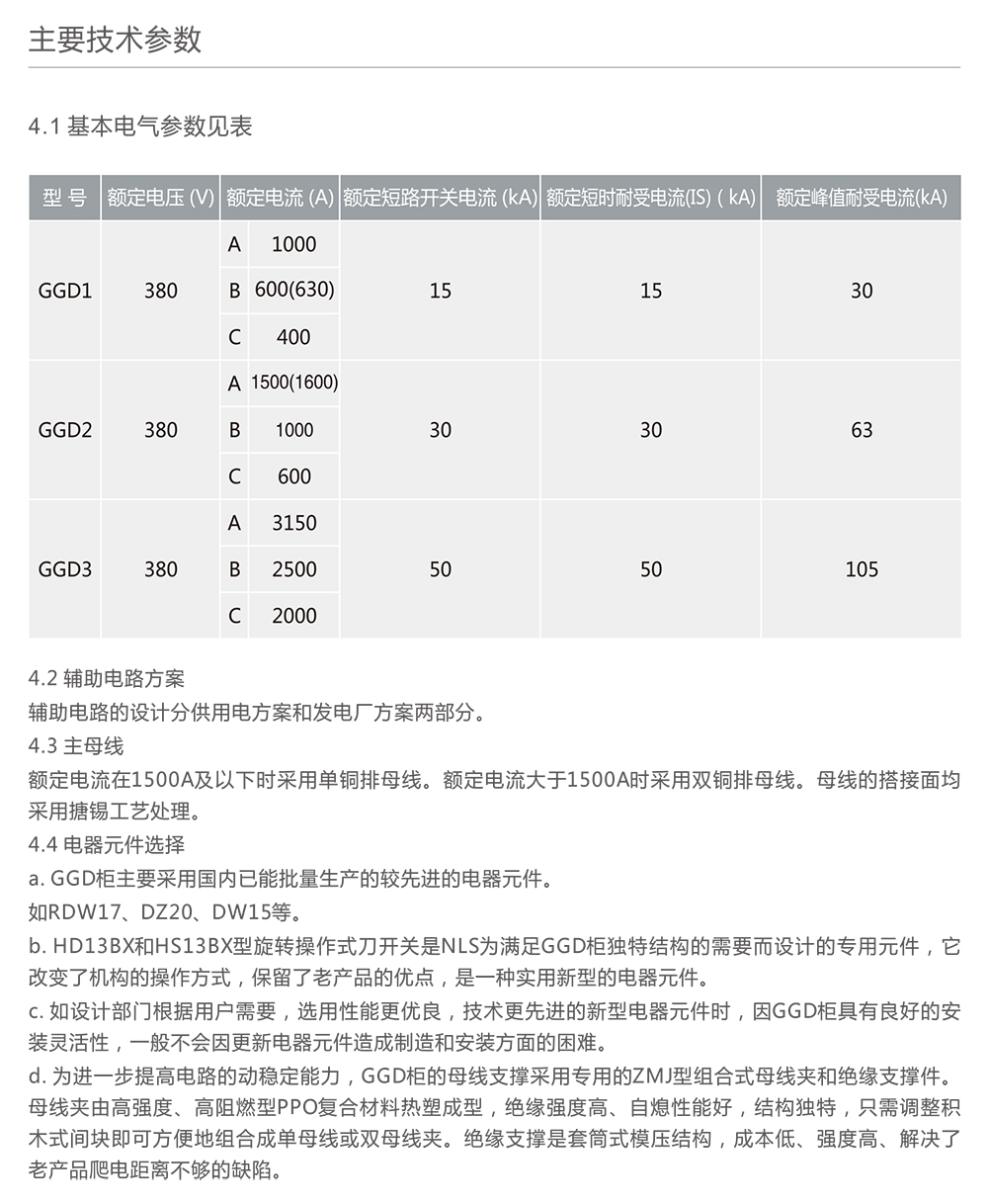 人民电器GGD型交流低压配电柜 